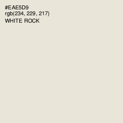#EAE5D9 - White Rock Color Image
